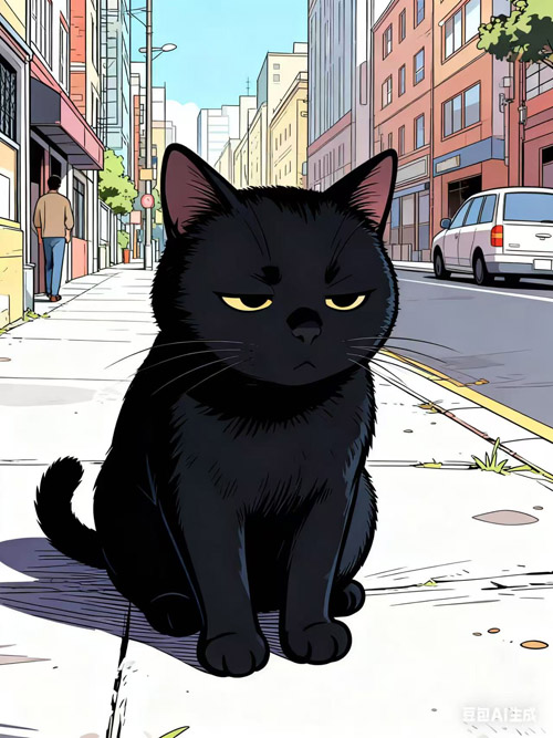 �ֵ��ϵĺ�è